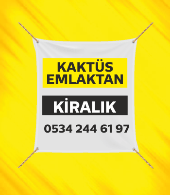 bursa emlakçı vinil afiş