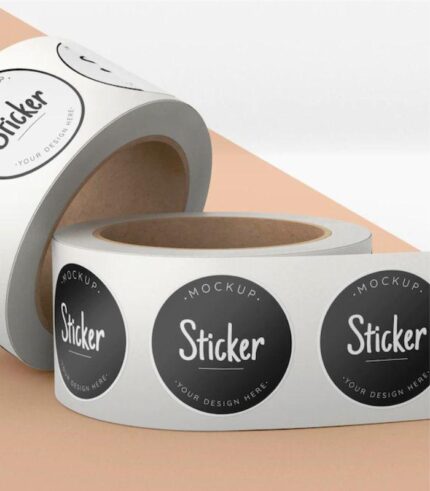 bursa oval kesim sticker etiket