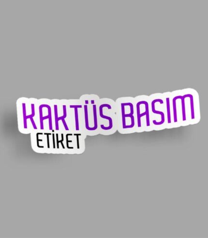 bursa yazı kesim sticker etiket