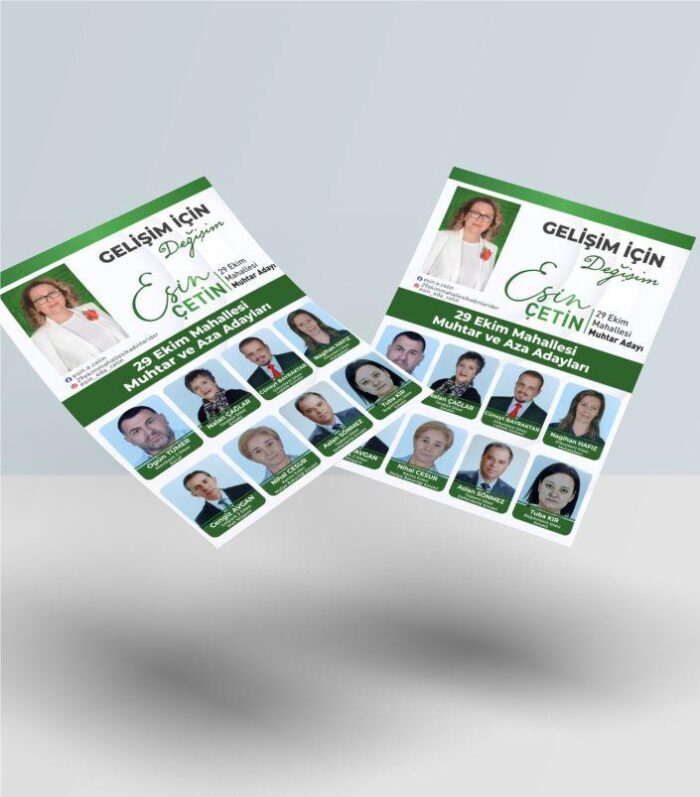 bursa muhtar broşürü el ilanı